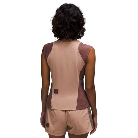 Lululemon Pink Clay Dark Oxide Cap Short Sleeve Hiking Tank Top - Picture 3 of 11